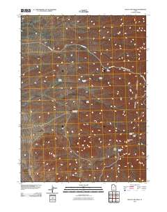 2011 Map of Rocky Pass Peak, 2011 Print