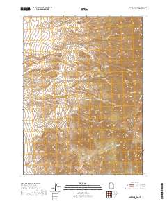 2020 Map of Rocky Pass Peak, 2020 Print