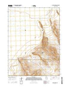 2014 Map of Round Mountain, 2014 Print