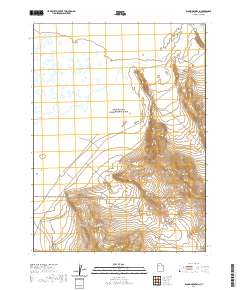 2020 Map of Round Mountain, 2020 Print
