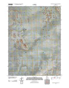 2011 Map of Round Mountain NW, 2011 Print
