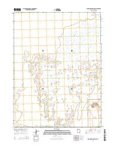 2014 Map of Round Mountain SW, 2014 Print