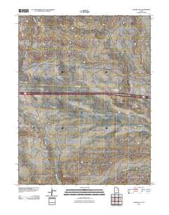 2011 Map of Sagers Flat, 2011 Print