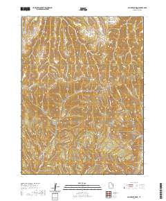 2020 Map of San Arroyo Ridge, 2020 Print