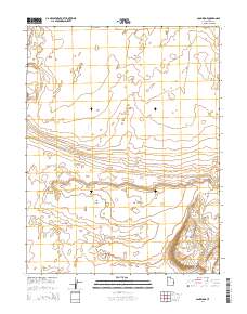 2014 Map of Sand Ridge, 2014 Print