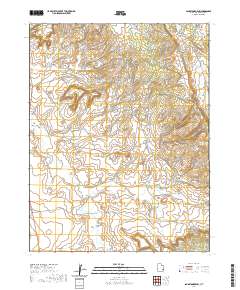 2020 Map of Sandstone Draw, 2020 Print