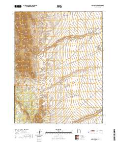 2020 Map of Sawtooth Peak, 2020 Print