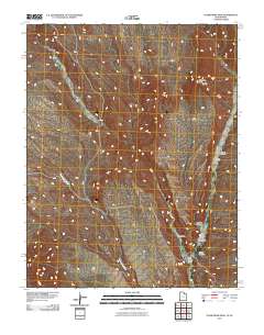 2011 Map of Scarecrow Peak, 2011 Print