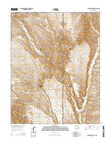 2014 Map of Scarecrow Peak, 2014 Print