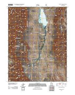2011 Map of Scipio Lake, 2011 Print