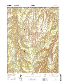 2014 Map of Seep Canyon, 2014 Print
