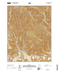 2020 Map of Sego Canyon, 2020 Print