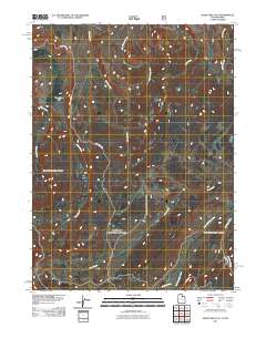 2011 Map of Seven Tree Flat, 2011 Print