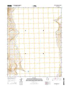 2014 Map of Sevier Lake SW, 2014 Print