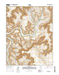2014 Map of Shafer Basin, 2014 Print