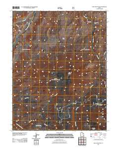 2011 Map of Shay Mountain, 2011 Print