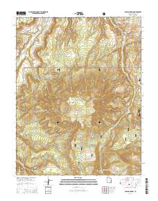 2014 Map of Shay Mountain, 2014 Print