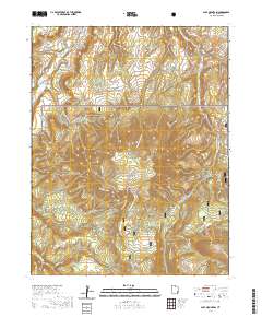 2020 Map of Shay Mountain, 2020 Print