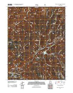 2011 Map of Shelly Baldy Peak, 2011 Print