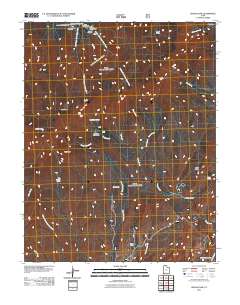 2011 Map of Signal Peak, 2011 Print