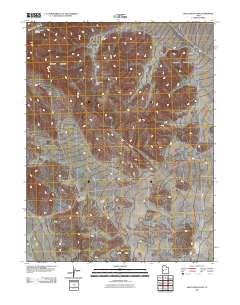 2011 Map of Skull Rock Pass, 2011 Print