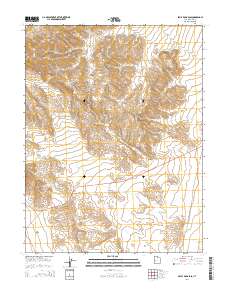 2014 Map of Skull Rock Pass, 2014 Print