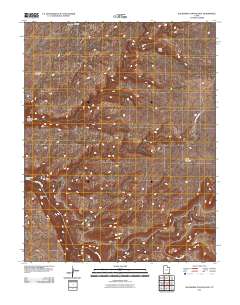 2011 Map of Slickhorn Canyon East, 2011 Print