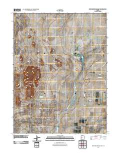 2010 Map of Smelter Knolls East, 2010 Print