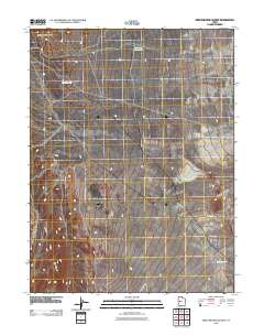 2010 Map of Smelter Knolls West, 2010 Print
