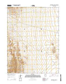 2014 Map of Smelter Knolls West, 2014 Print