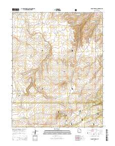 2014 Map of Smooth Knoll, 2014 Print