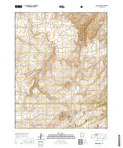2020 Map of Smooth Knoll, 2020 Print