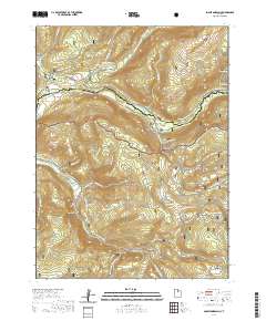 2020 Map of Soapstone Basin, 2020 Print