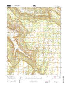 2014 Map of Sop Canyon, 2014 Print