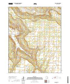 2020 Map of Sop Canyon, 2020 Print