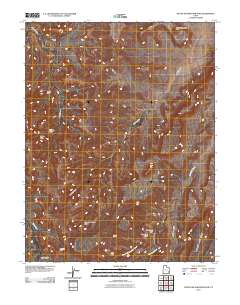 2010 Map of South Six-shooter Peak, 2010 Print