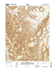 2014 Map of South Six-shooter Peak, 2014 Print