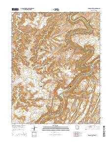 2014 Map of Spanish Bottom, 2014 Print