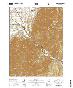 2020 Map of Spanish Fork Peak, 2020 Print