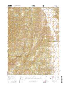 2014 Map of Spencer Canyon, 2014 Print