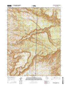 2014 Map of Steamboat Mesa, 2014 Print