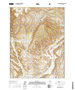 2020 Map of Steinaker Reservoir, 2020 Print