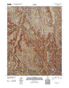 2010 Map of Stevens Mesa, 2010 Print