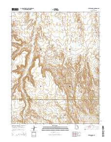 2014 Map of Stevens Mesa, 2014 Print