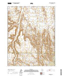 2020 Map of Stevens Mesa, 2020 Print