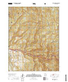 2020 Map of Steves Mountain, 2020 Print