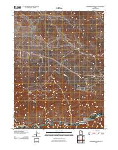 2010 Map of Strawberry Pinnacles, 2010 Print