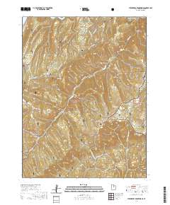 2020 Map of Strawberry Reservoir SE, 2020 Print