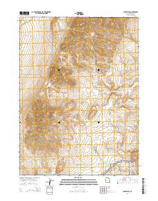 2014 Map of Sunset Pass, 2014 Print