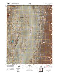 2011 Map of Swasey Peak NW, 2011 Print